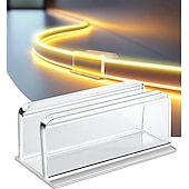 billiga Event &amp; Party Supplies-20 st. neonljusklämmor för montering av genomskinliga, vattentäta LED-remsor - självhäftande väggfäste för GoVee och andra neon-LED-remsor
