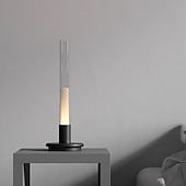 cheap Bedside Lamp-LED Table Lamp, Soft Light No Stroboscopic Rechargeable Ambient Light Touch Controls Multi Tone Lighting 1800mAh High Capacity Battery LED Night Light for Dinner Bar Restaurant