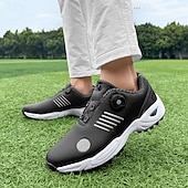 economico Scarpe da Golf da Uomo-scarpe da golf da uomo bianche e blu con tomaia in mesh traspirante: comfort e stabilità di alta qualità per gli appassionati di golf