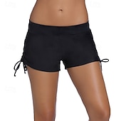 رخيصةأون ملابس ركوب الأمواج للرجال-نسائي شورتات التزلج شورتات السباحة لون سادة سريع جاف متنفس ملابس السباحة قيعان تزلج على الماء شاطئ الرياضات المائية الصيف