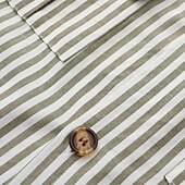 baratos Casacos &amp; Sobretudos para Homem-Homens jaqueta leve jaqueta de verão Jaqueta de Camisa Jaqueta de Transição Férias Diário Bolsos Verão Primavera Riscas Moda Clássico Lapela Padrão Rosa claro Azul Verde cáqui Casaco