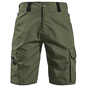 preiswerte Klassiker-Herren Taktische Shorts Cargo-Shorts Shorts mit Camouflage-Muster Shorts Wander-Shorts Reißverschlusstasche Mehrere Taschen Einfach Tarnung Komfort tragbar Knielang Outdoor Sport Täglich Mode Lässig