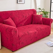 baratos Cobertura de Sofa-Capa elástica para sofá em tecido jacquard, capa elástica para sofá secional em formato de L, capa de canto para sala de estar, 1/2/3/4 lugares