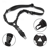 cheap Camping Equipment-Tactical One Single Point Sling Strap Bungee Rifle Gun Sling with QD Buckle