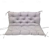 baratos Cobertura de Sofa-Almofada de assento de balanço grossa para balanço externo, almofadas de reposição para balanço de varanda de 2 ou 3 lugares, verde