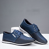 cheap Casual Sneakers-Men's Navy Blue Mesh Sports Shoes with Breathable Upper - Lightweight, Flexible Footwear for Running, Gym and Active Lifestyles