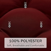 abordables Housse de canapé-Coussins de chaise d&#039;extérieur, coussin de banc en mousse à mémoire de forme imperméable et rembourré pour balançoire, causeuse, meubles de patio 130*50