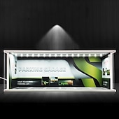 cheap Storage &amp; Organization-1:64 Model Car Display Case Diecast Diorama Garage，Simulated Parking Lot Model Miniature Scene Parking Lot PVC Assembly with Light Parking Space Model Display Frame Toy Display Box