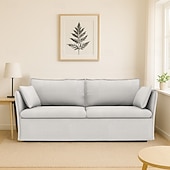cheap Sofa Cover-Sofa Cover Suitable For BACKSÄLEN Sofa Solid Color Quilted Slipcovers