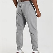 preiswerte Jogginghosen-Herren Jogginghose Hose Kordelzug Tasche Elastischer Bund Einfach Komfort Atmungsaktiv Täglich Outdoor Ferien Urlaub Mode Blau Schwarz Mikroelastisch