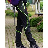 baratos Calças e Calções-Homens Calças de Trilha calças de caminhada Retalhos Ao ar livre Normal Prova-de-Água Secagem Rápida Leve Elástico Calças Cintura elástica Bolso Com Zíper Preto Verde Tropa Corrida Campismo