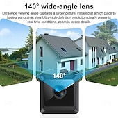 זול מצלמות רשת IP פנימיות-מצלמת מיני 1080p HD 140 צג WiFi מרחוק צג תינוק חיות מחמד מצלמת סוללה מובנית ראיית לילה אבטחת בית חכם האפליקציה תומכת בסוללה מקסימלית של 256 גרם וטעינה מלאה של 600 מיליאמפר/שעה עם זמן עבודה