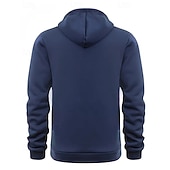 baratos hoodies básicos dos homens-Homens Moletom Quarter Zipper Hoodie Preto Verde Tropa Azul Marinha Camelo Com Capuz Tecido Zíper Bolsos Desportos e Ar livre Diário Feriado Poliéster Roupa de rua Básico Casual Primavera Outono Roupa