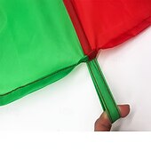 economico Attività all&#039;Aperto-paracadute arcobaleno con un diametro di 6,5 piedi con 8 pannelli e 8 maniglie viene fornito con una borsa per il trasporto realizzata in taffetà 210t perfetto per attività di ginnastica divertenti di