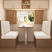 abordables Funda de sofá-Fundas de cojín elásticas para comedor de RV de 2 piezas, fundas de cojín de sofá en forma de T, fundas elásticas para asientos de caravana, protección de muebles de RV duradera y fácil de instalar