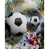 billiga Pojkens 3D Sporter &amp; Spel-Pojkar 3D Fotboll Huvtröja Långärmad Vår Höst Mode Streetwear Barn 4-12 år Huva Utomhus Ledigt Dagligen Normal