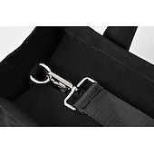 abordables Cabas et fourre-tout-Sac fourre-tout en toile pour femme avec fermeture éclair – sac à bandoulière minimaliste pour l&#039;école, le travail et les déplacements quotidiens