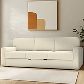 cheap Sofa Cover-Sofa Cover Suitable For BÅRSLÖV Sofa Solid Color Quilted Polyester Slipcovers
