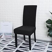 cheap Chair Cover-Waterproof Dining chair Cover For Home Polar Fleece Fabric Chair Cover Stretch Slipcovers Seat Chair Covers