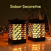 olcso Tájvilágítás-napelemes lámpák kültéri lámpákhoz villódzó lánggal működő napelemes lámpa kültéri függőlámpások dekoratív kültéri világítás napelemes vízálló led láng karácsonyi fények teraszra és kertbe