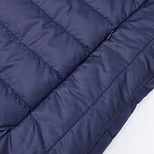 abordables Chaquetas acolchadas-Hombre Chaqueta acolchada Chaqueta de Invierno Al aire libre Templado Trajes de senderismo Ropa de senderismo Invierno Otoño Camiseta Camping / Senderismo / Espeleología Corriendo Negro Gris claro