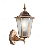 cheap Outdoor Wall Lights-Outdoor Light Fixtures Wall Mount Aluminium Waterproof Exterior Wall Lantern, Anti-Rust Outside Black Wall Sconce Porch Lights for House Garage, Doorway 85-265V