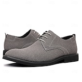preiswerte Formell-Braune Derby-Schuhe aus hochwertigem Rindsleder für Herren mit glattem Kunstleder-Finish – klassisches Schuhwerk fürs Büro, formelle Anlässe und den Alltag
