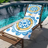 baratos Cobertores &amp; Mantas-toalha de praia macia e absorvente - design leve, de secagem rápida e sem areia para praia, piscina e viagens
