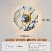 economico Luci da parete-applique da parete a led lampade da parete in marmo applique da parete camera da letto negozi bar applique da parete 110-240v