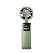 cheap Flashlights &amp; Camping Lights-1 Pc handheld cooling fan with 100 levels of cooling and folding, portable turbo mini semiconductor ice pack fan