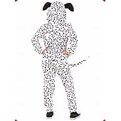 billige Barnekostymer-Eventyr Dyr Dalmatinere Kigurumi-pysjamas Onesies Cosplay Gutt Jente Barne Ytelse Pedagogisk utkledning Kle deg ut på skolearrangementet Halloween Karneval Verdens bokdag Enkelt karnevalskostyme