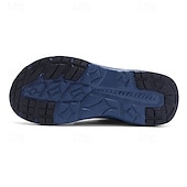 Χαμηλού Κόστους Ανδρικά Sneakers-Ανδρικά πλεκτά mesh αθλητικά παπούτσια με μπλε σόλα σε αντίθεση – ελαφριά και αναπνεύσιμα αθλητικά παπούτσια για τρέξιμο, καθημερινή προπόνηση, ταξίδια στην πόλη και ενεργό τρόπο ζωής.