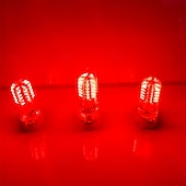 abordables Ampoules LED type maïs-Ampoules LED G4 AC/DC 12 V JC à culot à deux broches 3 W équivalent à une ampoule halogène 30 W blanc chaud rouge bleu vert 6 pièces