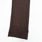 preiswerte Einfaches Kleid-Damen Langes Kleid Maxikleid Abschlussballkleid Partykleid Mode Party Besonderer Anlass Abendgesellschaft Normale Passform Einfach Langarm Kalter Schulter-Ausschnitt Schwarz Purpur Braun Herbst
