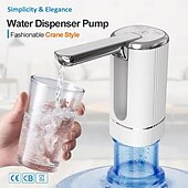 economico Accessori per bicchieri-Distributore d&#039;acqua elettrico pieghevole, pompa per bere ricaricabile tramite USB, pompa per acqua portatile one-touch con beccuccio pieghevole per casa, ufficio, esterno