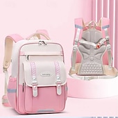 preiswerte Büchertaschen-Grundschulrucksack Jungen ergonomischer Rucksack Kinder wasserdichter Schulranzen Taschenbuch große Kapazität Mädchen Wolkenrucksack