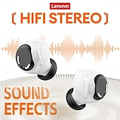 זול אוזניות אלחוטיות אמיתיות TWS-אוזניות Bluetooth Choice Lenovo LP26 V5.4 עם השהייה נמוכה ועם מגע חכם, אוזניות גיימינג עם הפחתת רעשים לשיחות HD
