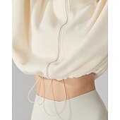 billige Fleece og 3 i 1 jakker-Dame Vinterfrakk Fleecejakke Vinter utendørs Termisk Vindtett Sommer Fleecejakker / Fleecer Svart Lys Grønn Krem Mørk Marineblå Kakifarget