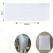 cheap Artificial Plants &amp; Flowers-20FT Mesh Tulle Fabric, Silky Wrinkle-Resistant Chiffon Sheer Drapery for Wedding Decor, Bridal Canopy, Event Backdrop, Festival, and Arch Drapes