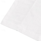 tanie Wakacje-Męskie Lniane spodnie Spodnie Letnie spodnie Spodnie plażowe Kieszeń Ściągana na sznurek Elastyczny pas Równina Komfort Oddychający Urlop Codzienny Święto Hawajskie Boho Czarny Biały