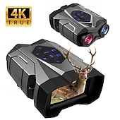 economico Telemetri e telescopi-Binocolo per birdwatching, binocolo transfrontaliero, visione notturna, zoom 4k 16x, raffica a infrarossi, foto e video HD