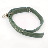 economico Supporto e Cura degli Animali-cavezza per bestiame in tela resistente, collare per collo di mucca rinforzato a quattro strati, collare in tela resistente con corda e bullone per mucche, pecore, cani e cavalli