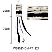 cheap Halloween Wall Tapestries-Halloween Windsock Flag 39 Inch Spooky Cartoon Flag Wind Socks Pumpkin Bat Ghost Monster Outdoor Hanging Decoration for Home Yard Patio Lawn Garden Tree Party Decoration