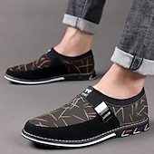 cheap Men&#039;s Slip-ons &amp; Loafers-Men&#039;s Black Mesh Slip-On Casual Shoes with Star Pattern – Lightweight Streetwear Shoes for Travel, Urban Walks &amp; Weekend Outings