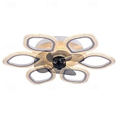 cheap Ceiling Fan Lights-Ceiling Fans with Lights, Semi Flush Mount Low Profile Fan, Quiet Reversible Motor, Round Ceiling Lights with Fan for Bedroom, Living Room and Dining Room