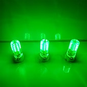 abordables Ampoules LED type maïs-Ampoules LED G4 AC/DC 12 V JC à culot à deux broches 3 W équivalent à une ampoule halogène 30 W blanc chaud rouge bleu vert 6 pièces