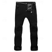 abordables Pantalones y shorts-Hombre Pantalones para senderismo Pantalones con forro polar Retazos Invierno Al aire libre Ajuste regular Mantiene abrigado Resistente al Viento Secado rápido Ligero Prendas de abajo Bolsillo con