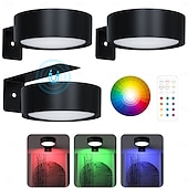 economico luce dell&#039;armadio-luci per quadri da parete, luci magnetiche a batteria per poster con 3 temperature di colore &amp;12 luci da parete RGB con timer dimmerabile e telecomando, per pittura, decorazione per cornice espositiva