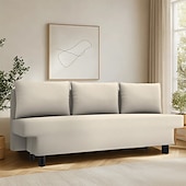 preiswerte Sofabezug-Sofabezug passend für Älvdalen-Sofa, einfarbig, gesteppte Polyester-Schonbezüge