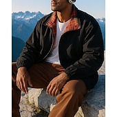 voordelige Waterdichte jassen-Voor heren Buitenjas Wandeljack Buiten Zonbescherming Sneldrogend Lichtgewicht UV-koeling Wandeloutfits Wandelkleding Lente Herfst Jack Tennis Golf Hardlopen Effen Kleur Lichtgeel Zwart Hemelsblauw